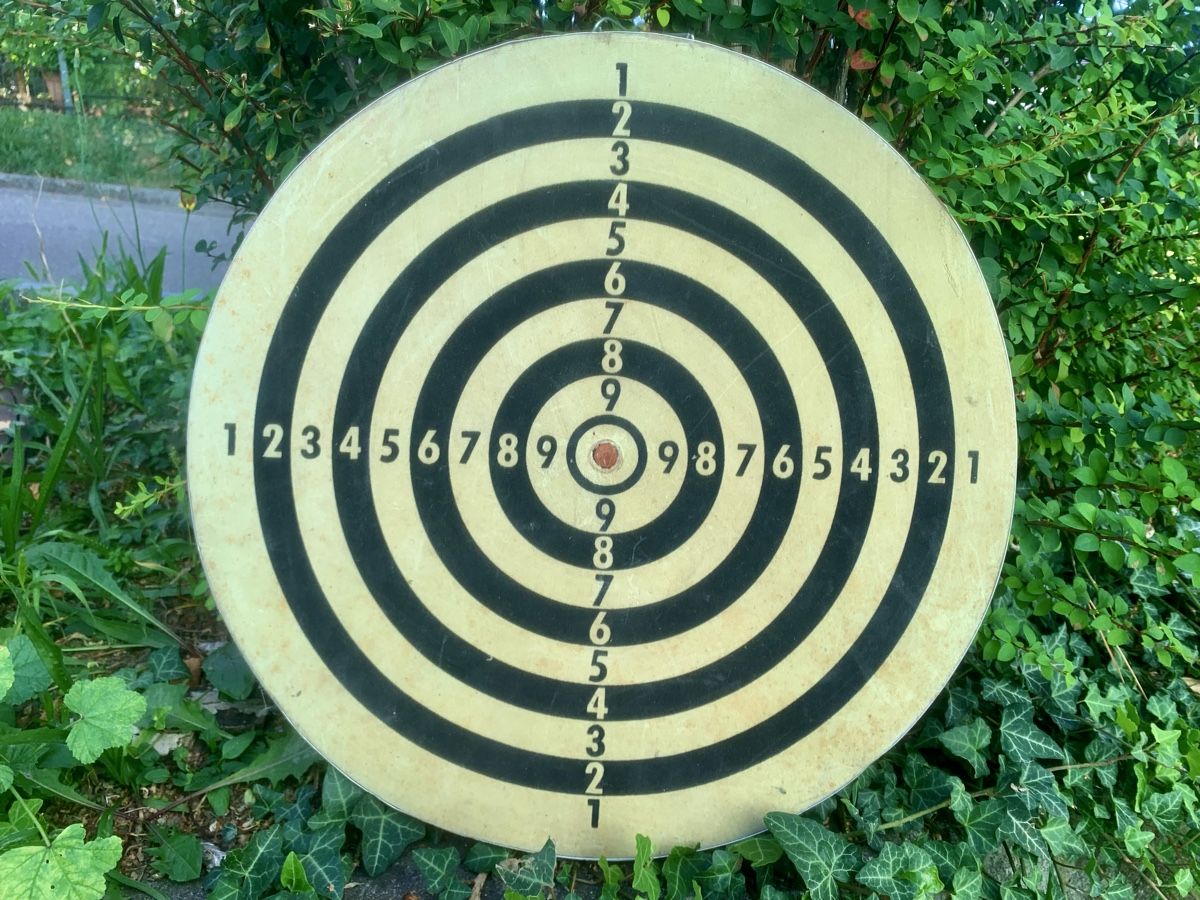 Freccette: Massive Dartscheibe beidseitig bespielbar – Usato da Wallisellen venduto da Died 3