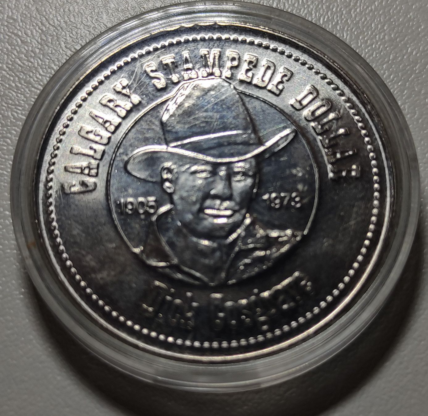 Medaglie: versilberte Medaille 33mm Calgary "Chuckwagon Races 1983" – Nuovo (secondo la descrizione) da Baar venduto da Maxlee75 1