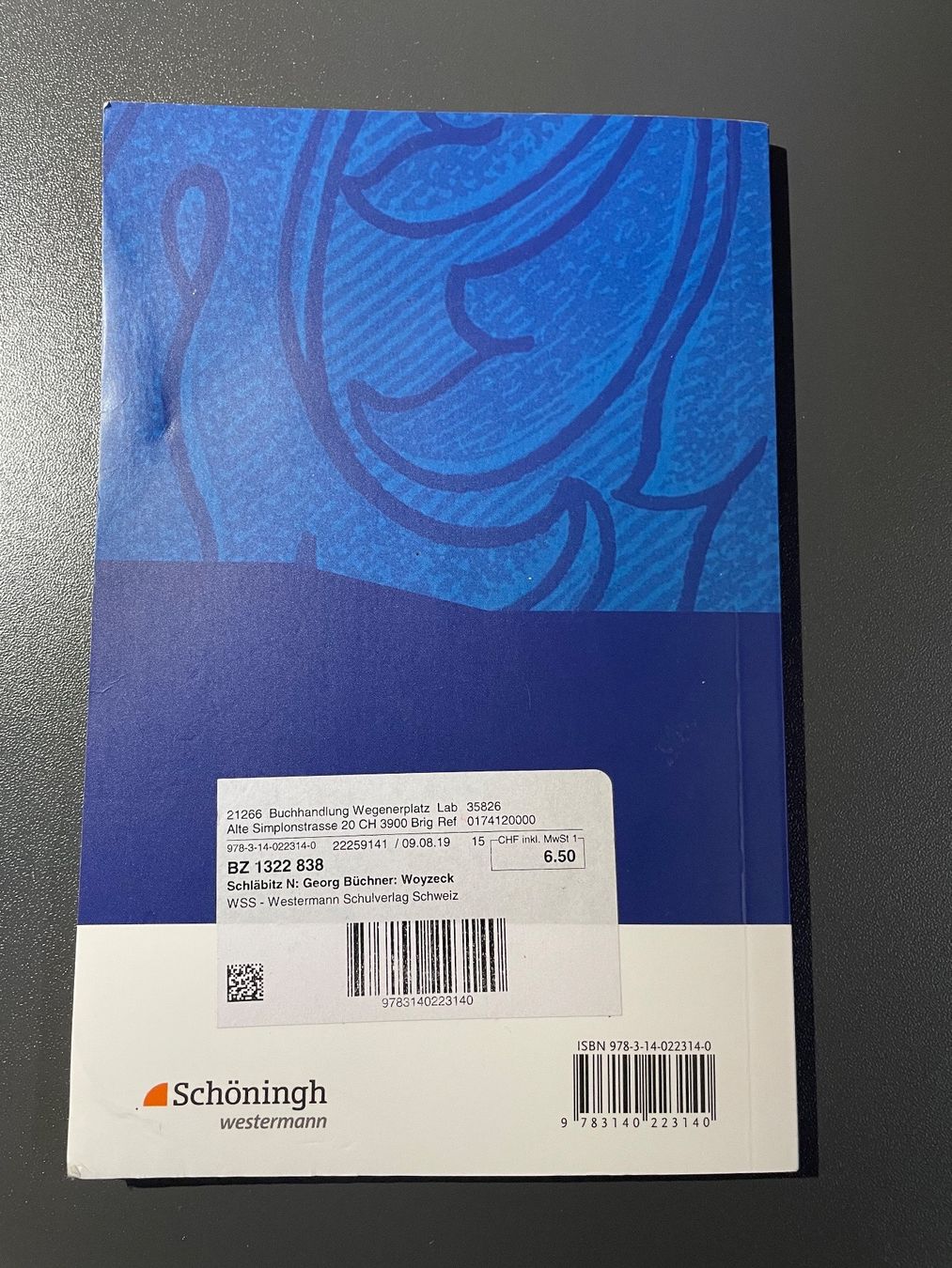Libri: Woyzeck de Georg Büchner – Usato da Chamoson venduto da daleva0204 1