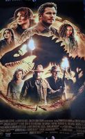 Jurassic World. Poster dédicacé par tout les acteurs