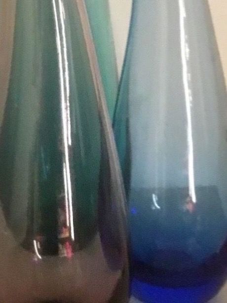 Vasi & Recipienti: 3er Set Vasen Glas Vintage – Usato da Schlieren venduto da Jeajet 4