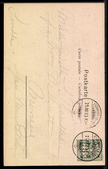 Cartoline postali: AK Estavayer, Escalier de Rivaz – Usato da Berlin venduto da bartko-reher 1