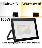 +100 w Fluter Strahler Flutlicht Aussenlampe 100 W Kaltweiss