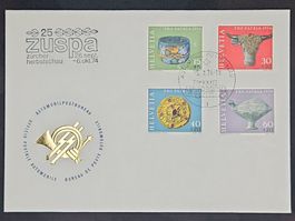 CL08 Enveloppe + Timbre Suisse 1974