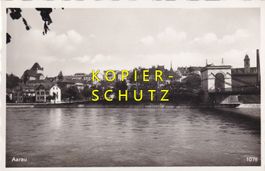 Aarau (mit der alten Kettenbrücke) /bo