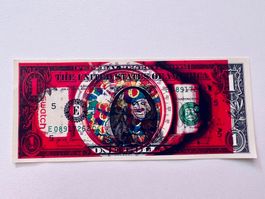 DEATH NYC Billet 1 US Dollar „Pop Art Moonswatch“, Ltd.x/100