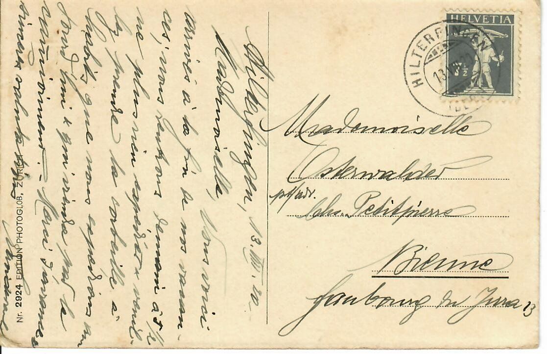 Cartes postales: Thunersee Beatenbucht 1920 – D'occasion à Hochdorf par Ziegel-16 1