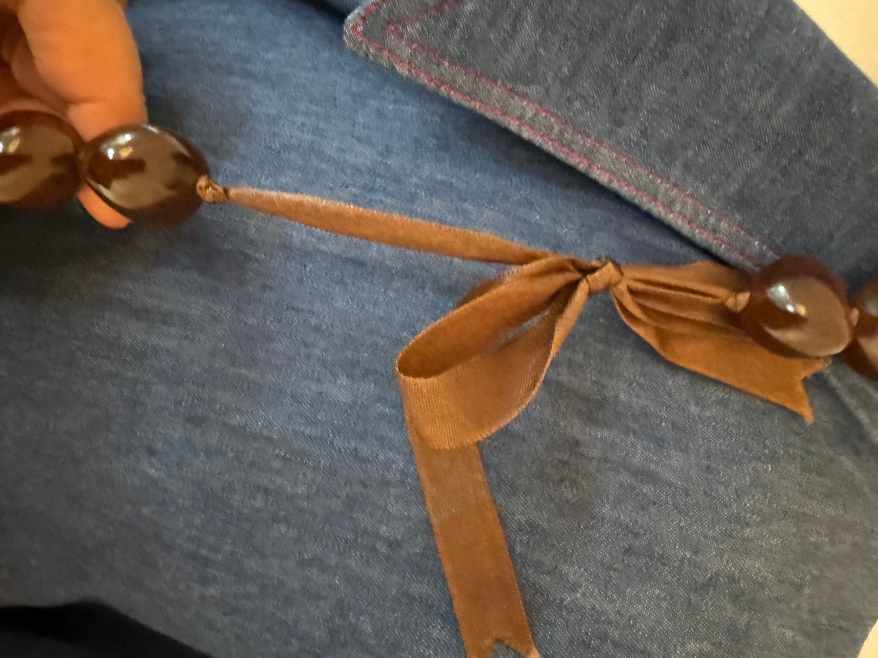 Catenine: Kette 43 cm braun – Usato da Kirchdorf AG venduto da coco123 3