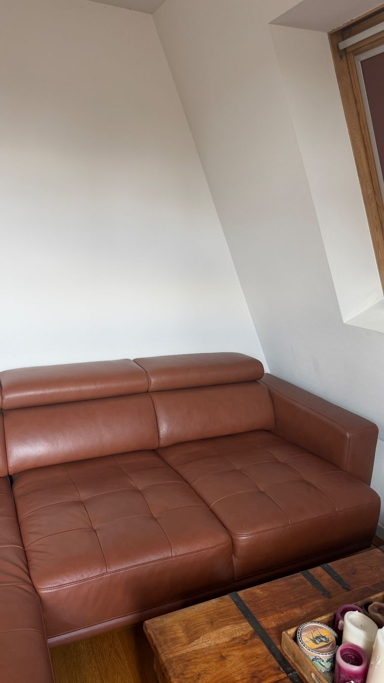 Sofas: Schubiger Ecksofa Leder braun guter Zustand – D'occasion à Zürich par hel_nm8s 3