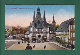 WERNIGERODE - Marktplatz - Rathaus - 1915