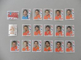 Panini Fussball WM 2006 Fehlliste Holland 226 - 243 Komplett