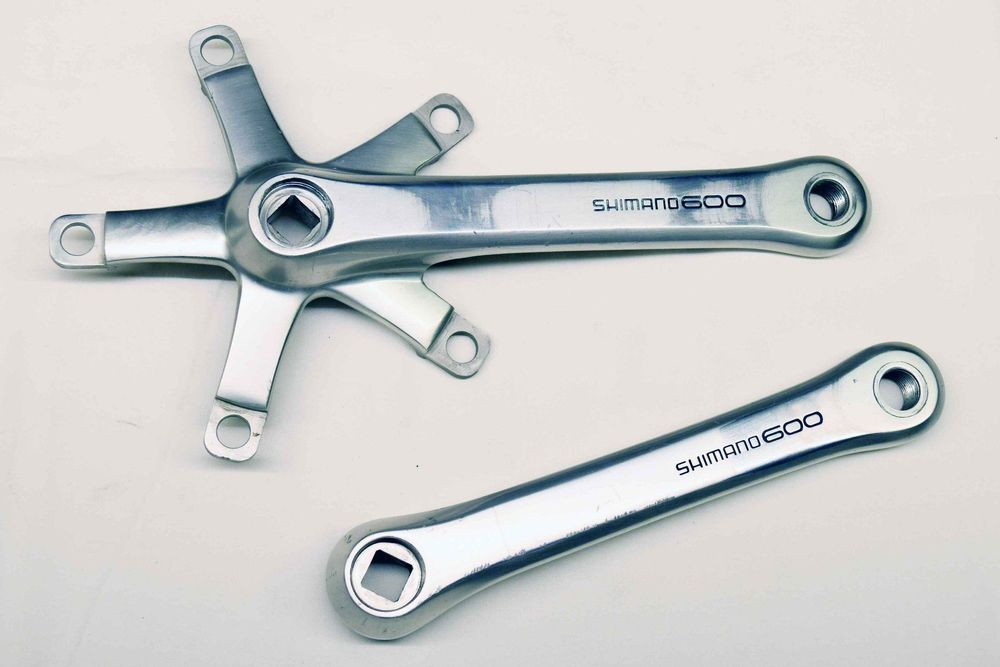 Pédalier Shimano 600 FC-6207 - 170mm, 53-39 Dents, Double Plateau - Compatible 7/8/9 Vitesses - Occasion