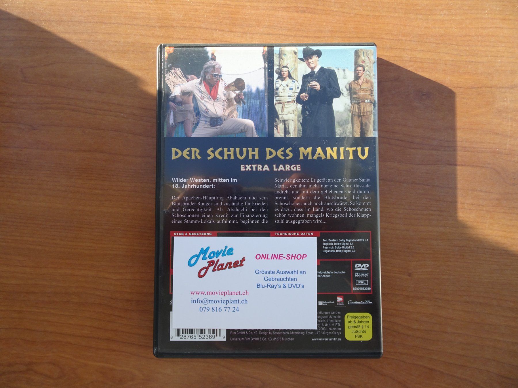 Tutti i DVDs: Der Schuh des Manitu – Usato da Schenkon venduto da Movieplanet 2