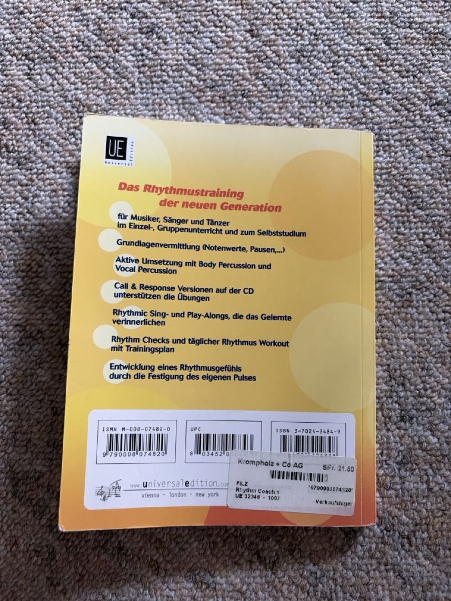 Bücher: rhythm coach level 1 – Gebraucht aus Fraubrunnen von amm_7kp6 3