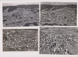 4 cartes postales aériennes Tavannes