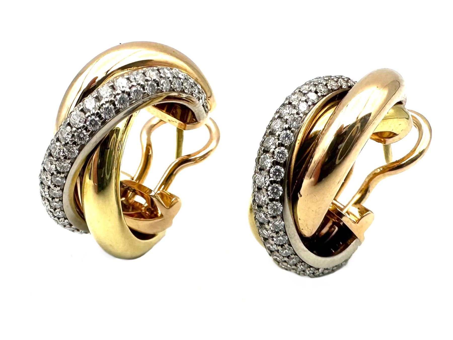 Cartier Ohrringe & -stecker: CARTIER. Collection "Trinity", boucles d'oreilles diamants – Gebraucht aus Renens VD von Diademe.sarl 2