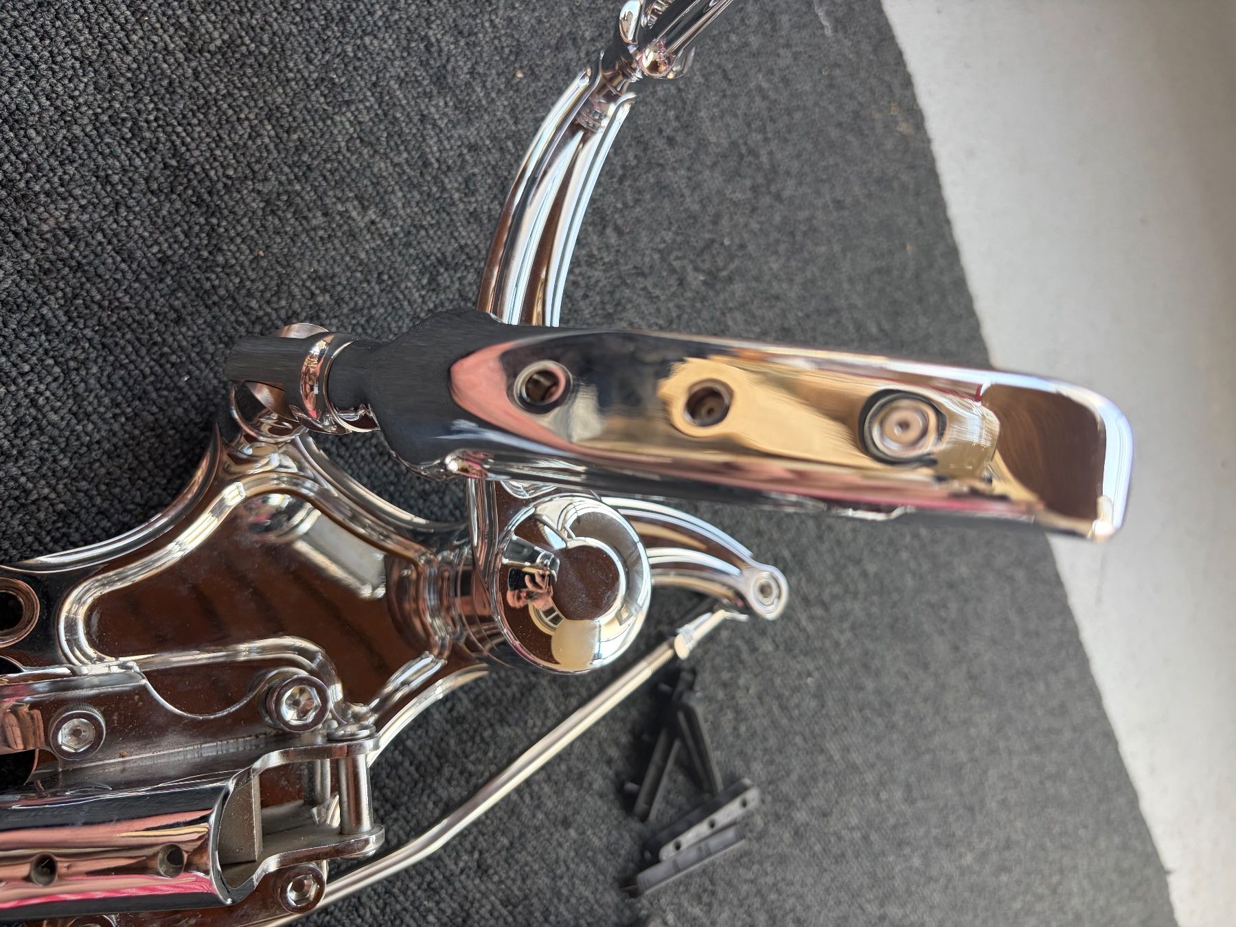 Harley-Davidson Tutti i ricambio per moto: Harley Fussrasten PM Performance Machine Chrom – Nuovo e nell'imballaggio originale da Rütihof venduto da elcheffe81 9