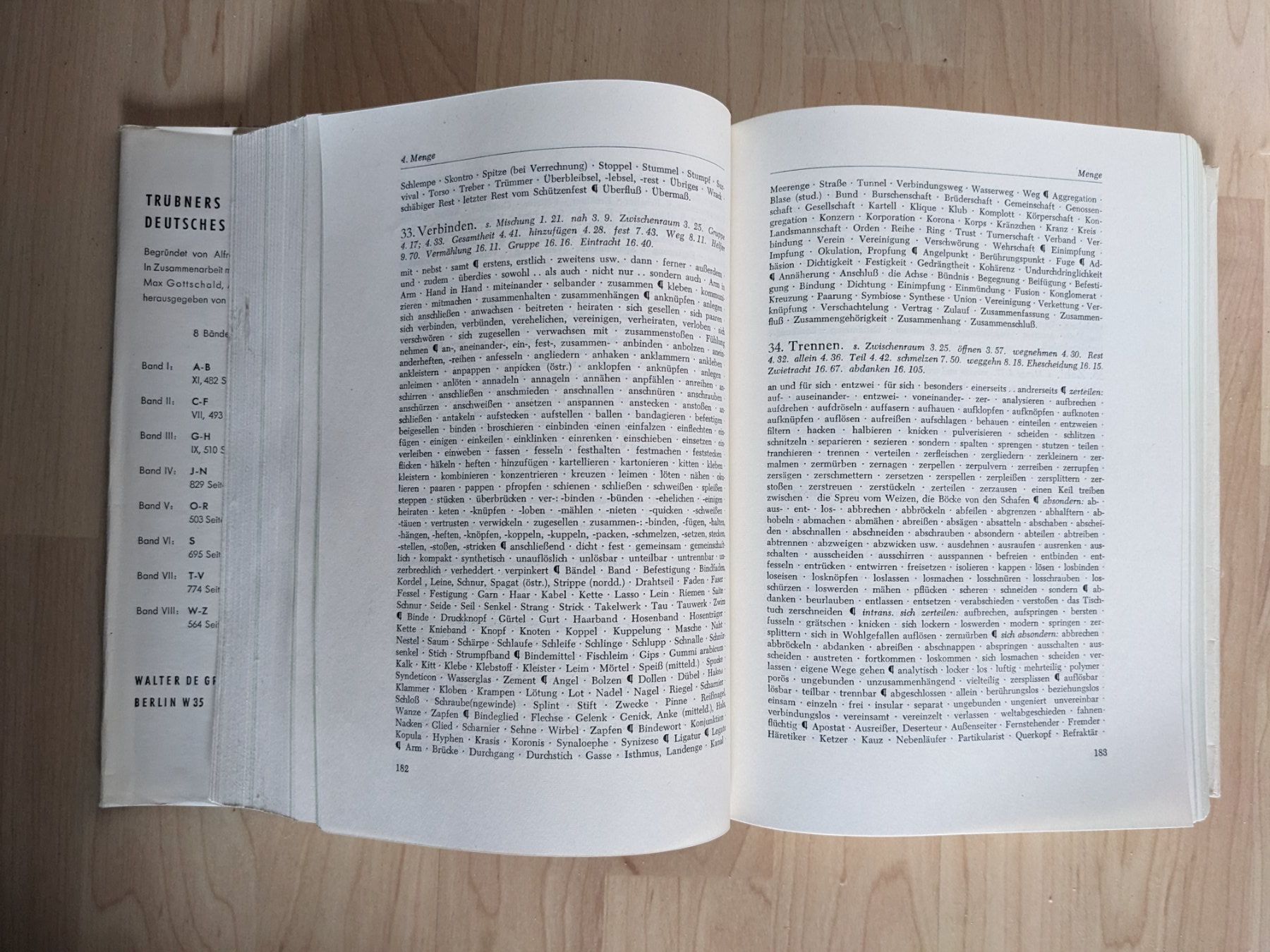Libri: Dornseiff: Der deutsche Wortschatz,  1959 – Usato da Rotkreuz venduto da eulennest 3