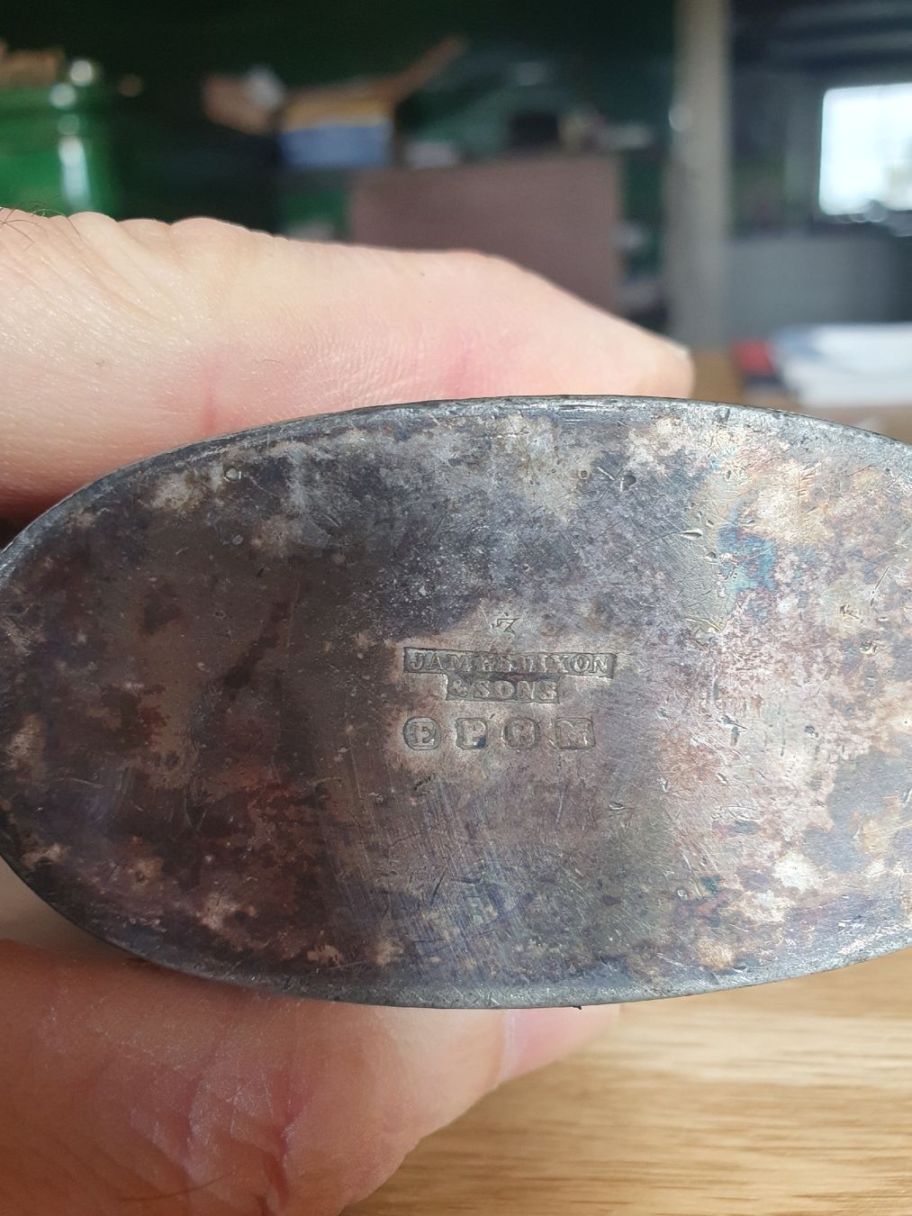 Sonstiges: Antiker "JAMESDIXON & SONS"-Flachmann – Gebraucht aus Schafisheim von Kokopelli0 3