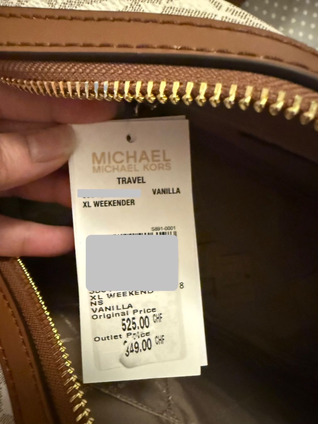 Michael Kors Borse da donna: Michael Kors Weekender vanilla – Nuovo e nell'imballaggio originale da Wiedlisbach venduto da Sistershop 9