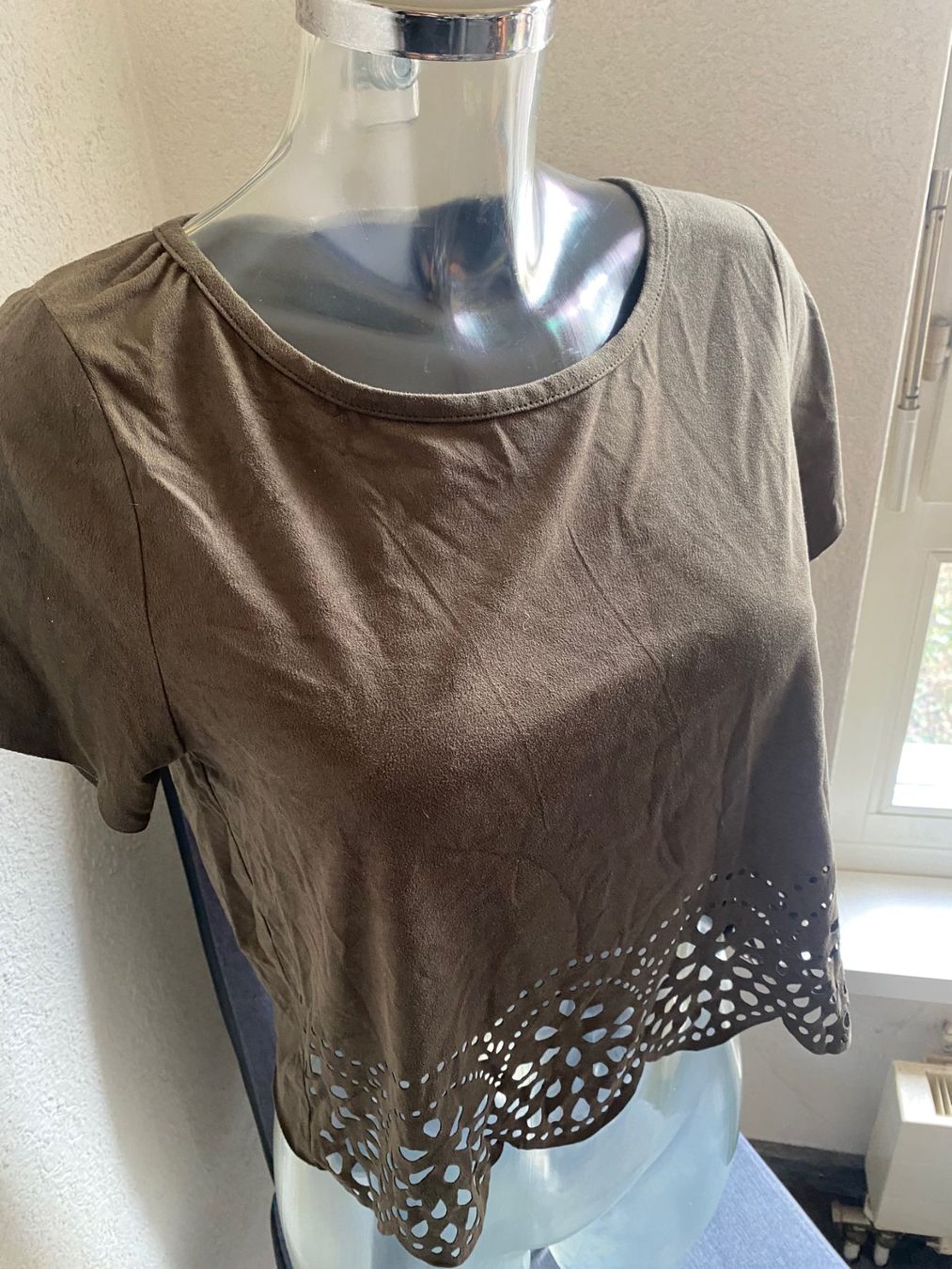 T-shirt: agaci T-Shirt kaki Grösse S – Usato da Allenwinden venduto da Obalu 2