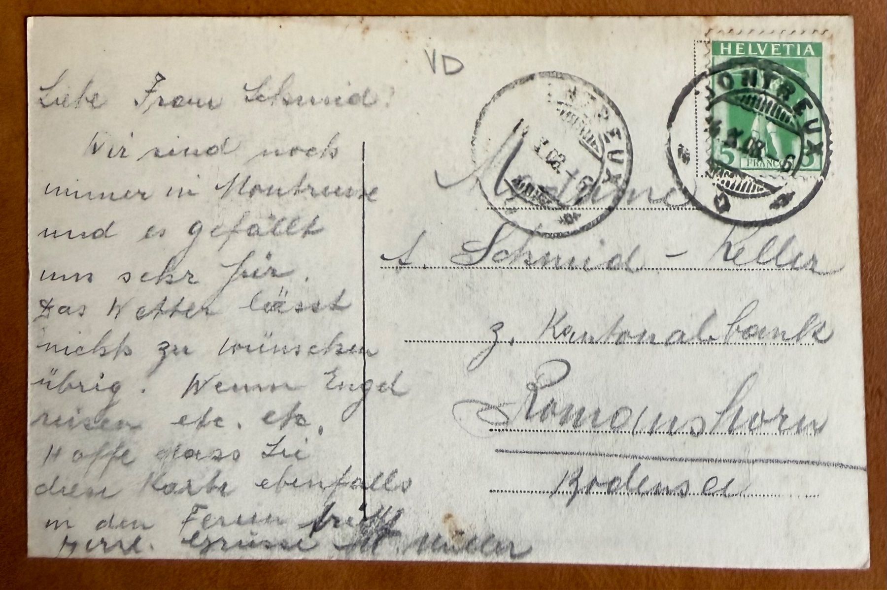 Cartoline postali: Montreux - Hall entrée Kursaal - 1908 – Usato da Lutry venduto da Ediego 1