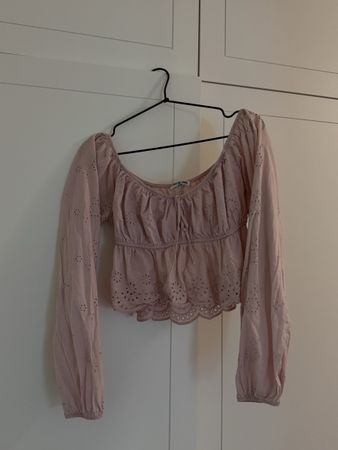 MEET ME THERE Bluse Kurz Rosafarben Grösse XXS/XS wie neu