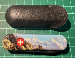 WENGER KLEINES WERBE-TASCHENMESSER, MIT ETUI, SEILER METZG.