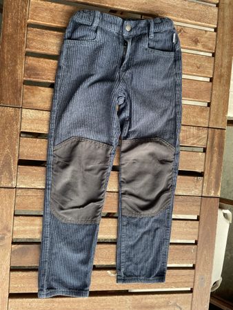 Jako-O Cordhose blau mit Knie- & Gesässverstärkung Gr. 128