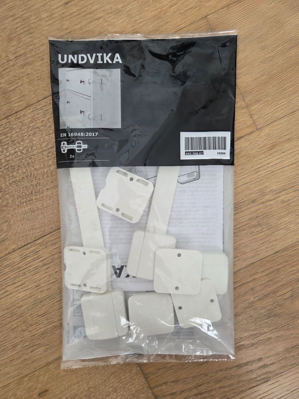 Ikea Supporti a parete: Fixations de sécurité UNDVIKA IKEA - NEW – Nuovo e nell'imballaggio originale da Carouge GE venduto da Gasco