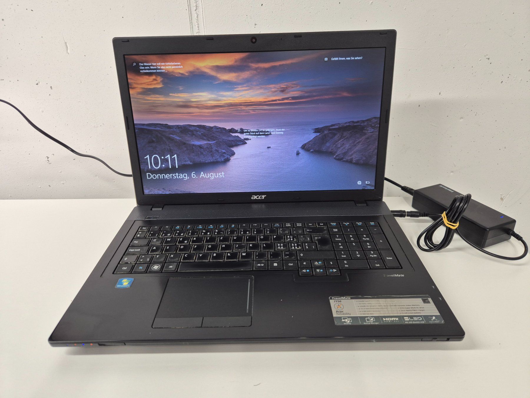 Acer Notebooks: Acer Travelmate 7750 Notebook – Gebraucht aus Sitterdorf von Lenggi7