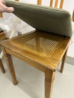 Biedermeier-Stuhl, super Zustand, olivgrün