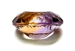 Amétrine ovale concave cut 14.65 ct - CERTIFICAT 440.- Fr