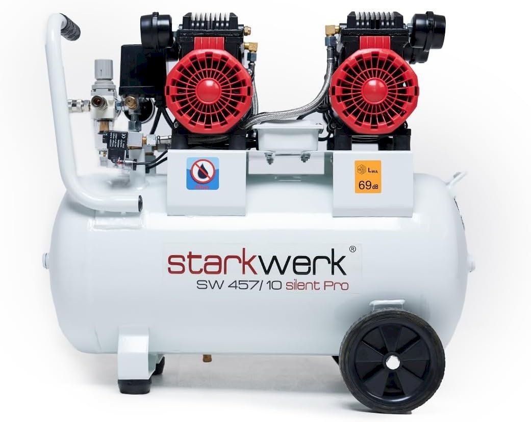 Compressori: Starkwerk SW457/10 Pro Flüsterkompressor – Nuovo e nell'imballaggio originale da Bottighofen venduto da zaap 2