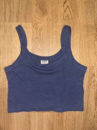 Damen Crop Top gerippt Grösse S 
