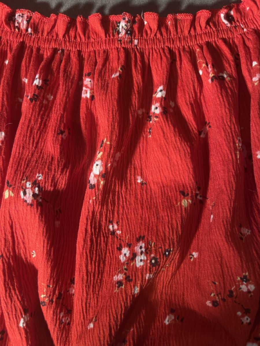 H&M Top: Rotes Sommer-Top von H&M Divided, Grösse M – Usato da Fulenbach venduto da F8 1