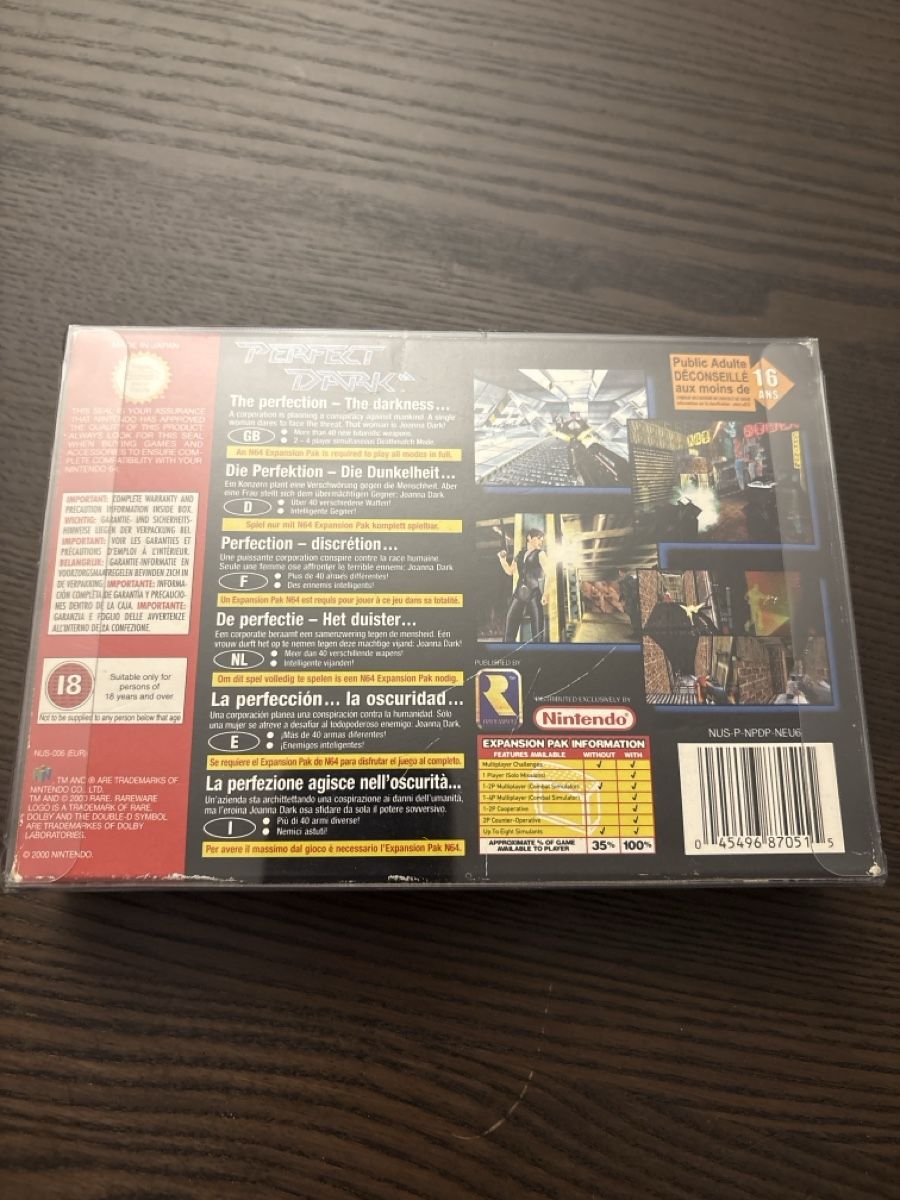 Nintendo Giochi: Jeu Retro Perfect Dark Nintendo 64 N64 – Usato da Meyrin venduto da did_bqr5 1