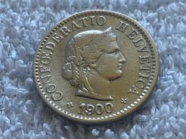 5 centimes/Rappen 1900
