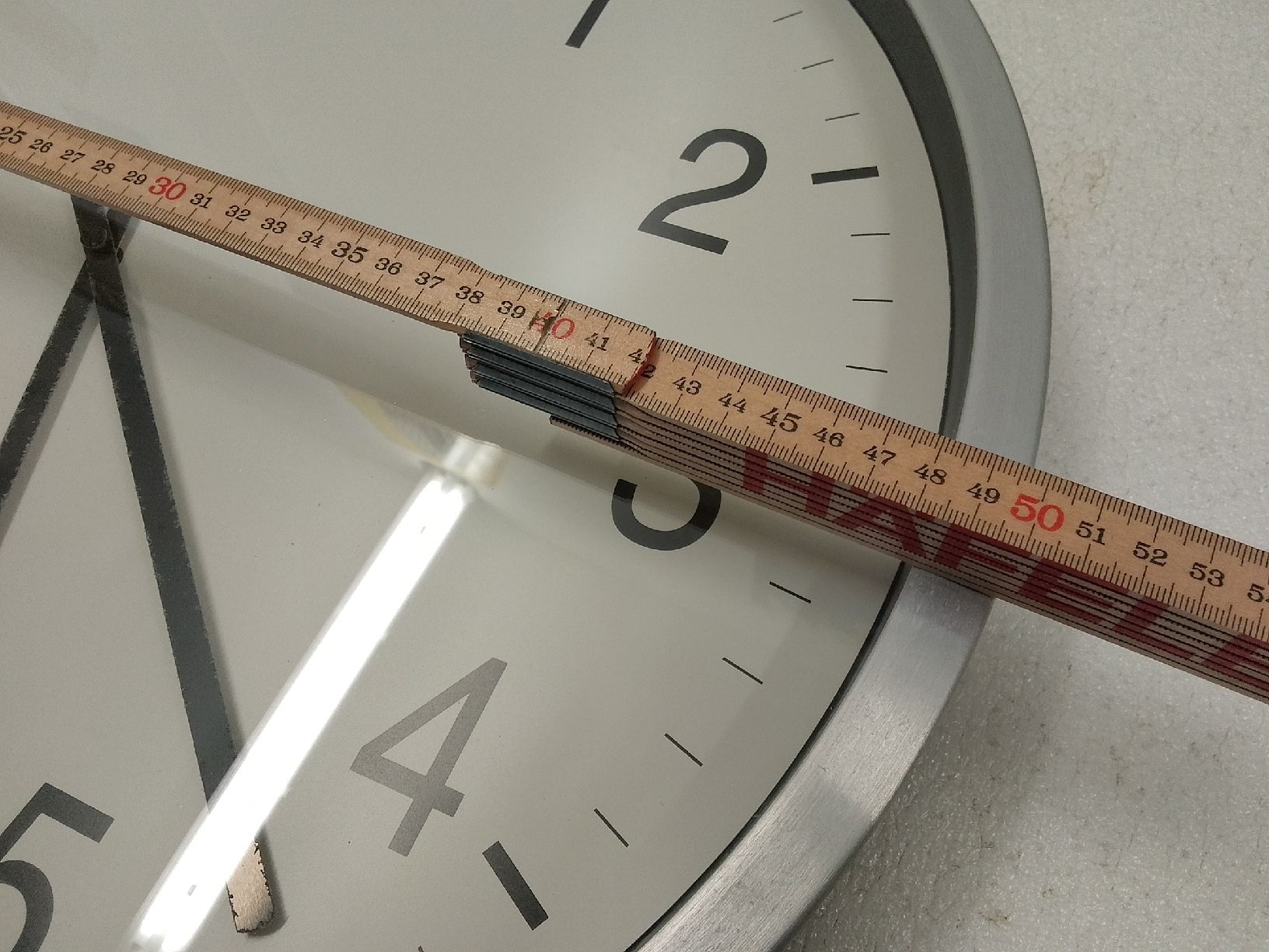 Orologi: Funk Wanduhr gross, Durchmesser 50cm – Usato da Trubschachen venduto da Caddy8 9