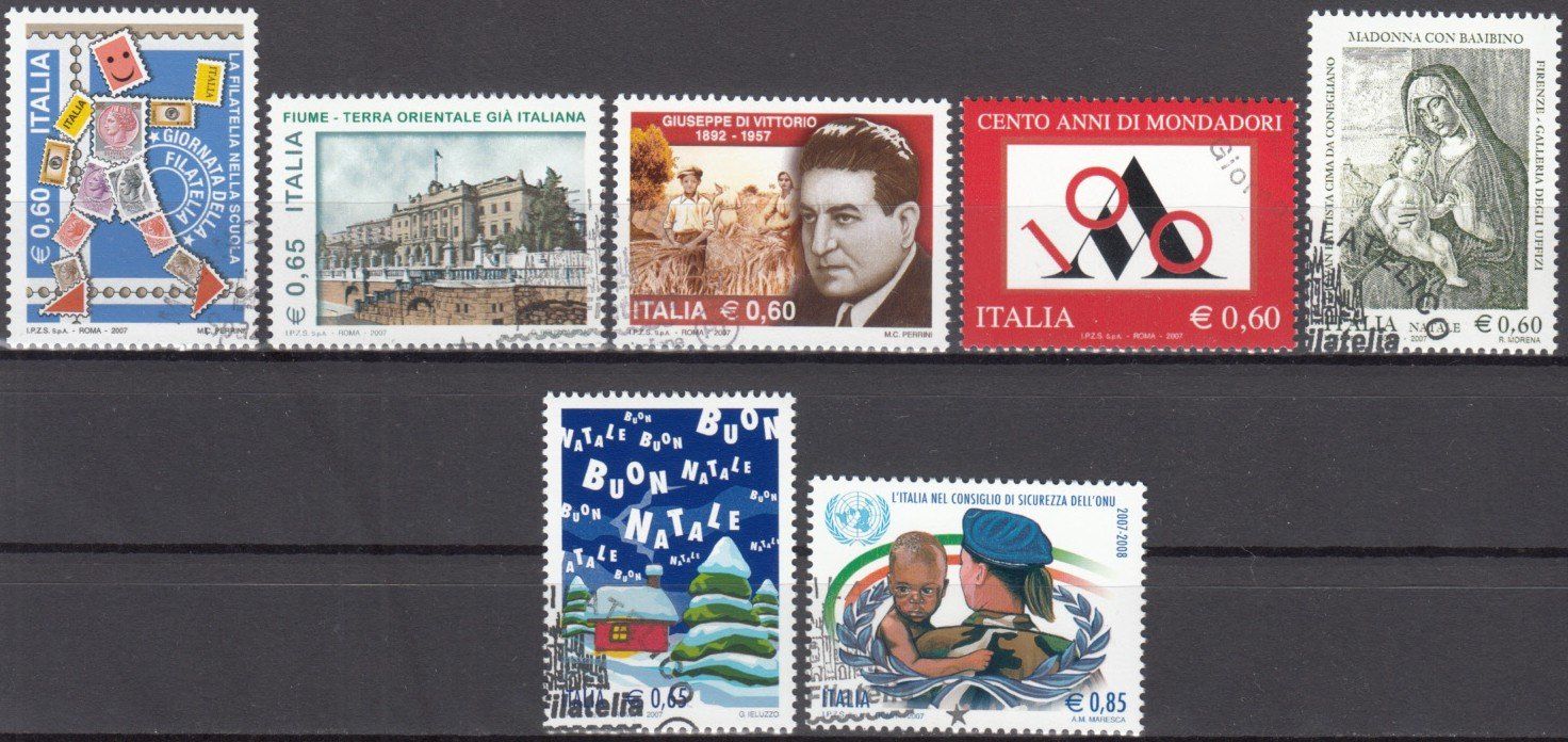 Tutti i francobolli: Italien 2007 mit ET – Usato da Bürglen TG venduto da StampGraf 8