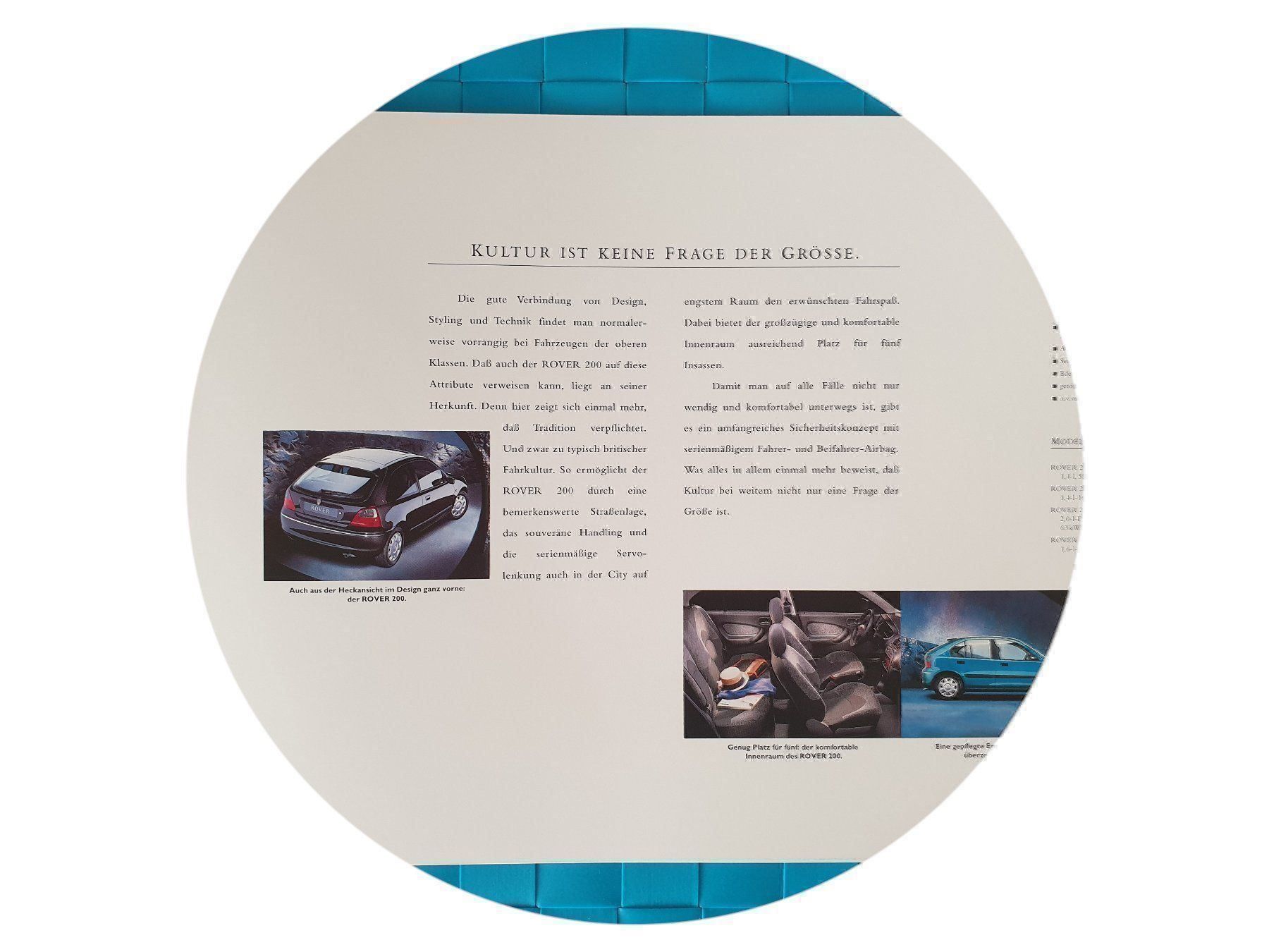 Riviste & Magazine: ROVER PROGRAMM 1997 - Mini, 200, 400, 600, 800 - Prospekt – Nuovo (secondo la descrizione) da Viganello venduto da CARLiteratur 7