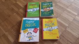 Super Nick, 3 Romane und ein Comic Rätsel Buch, LETZTES  MAL