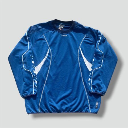 Hummel streetwear blue sports sweatshirt (nike adidas)