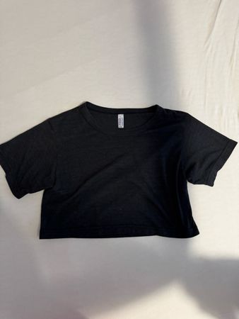 DARK GREY CROPTOP🩶