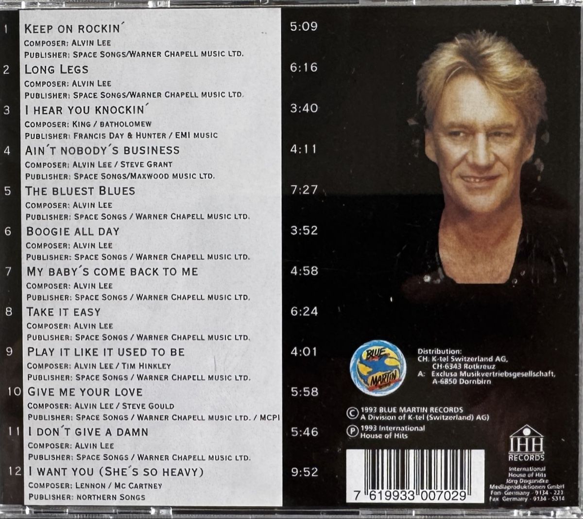 CDs: CD Alvin Lee - Nineteenninetyfour – Gebraucht aus Zürich von tomakomai 1