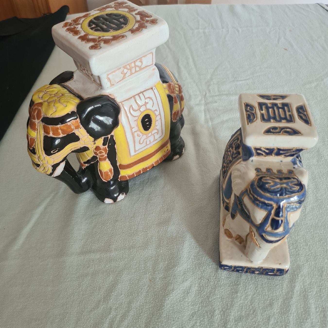Statuette: Keramik Elefanten, Vintage – Usato da Zuzwil SG venduto da mko_6m7z 1