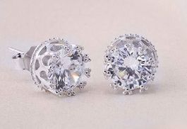Luxury Crystal Zircon Earrings Elegant