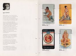 Pop Art - seltene Mel Ramos Telefonkarten Serie im Folder