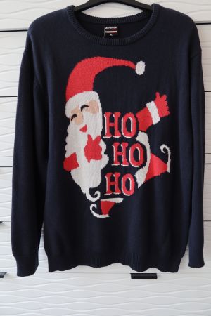 Weihnachts-Herrenpullover Grösse XL mit 50% Baumwolle - NEU