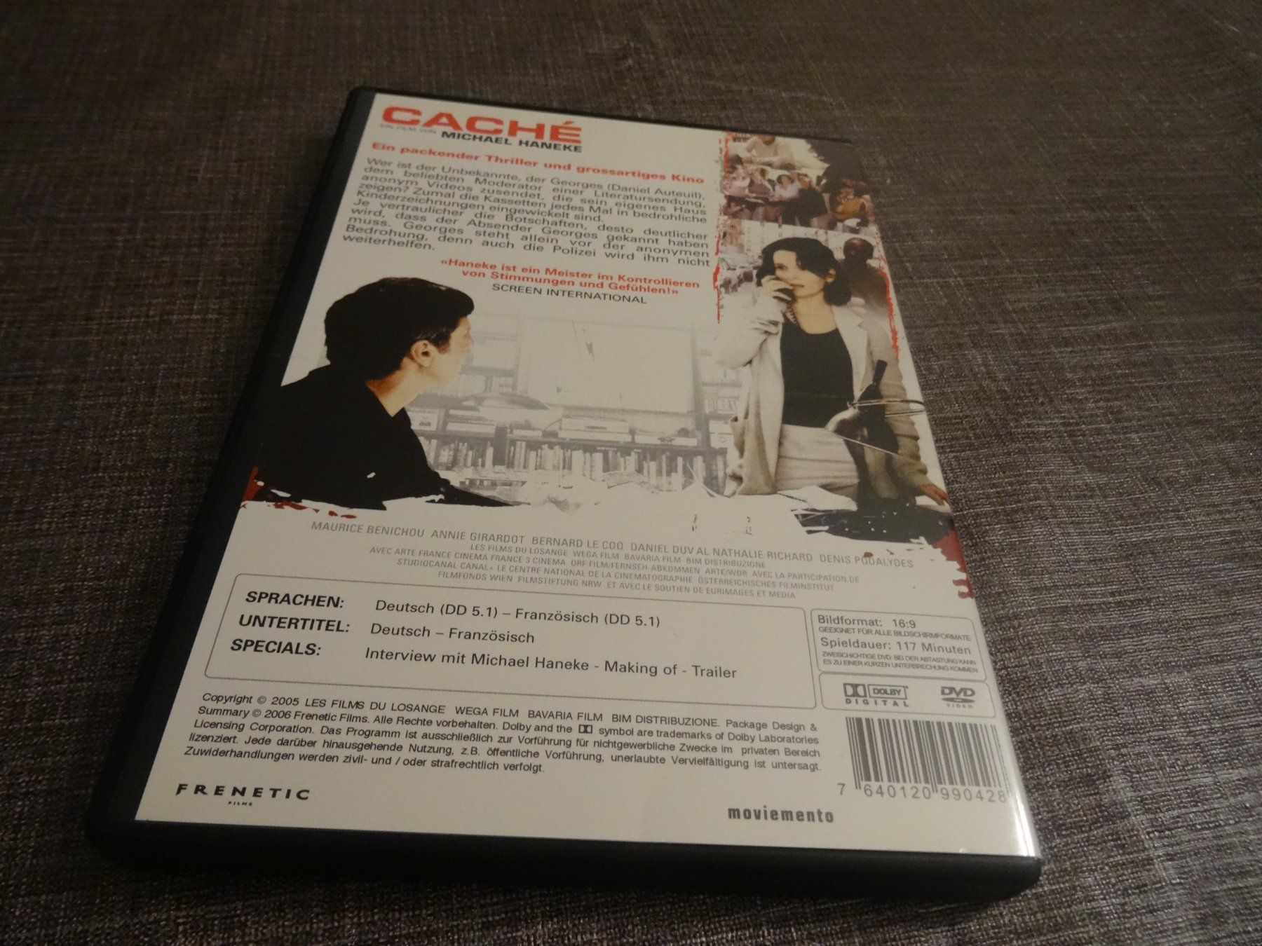 Tous les DVDs: DVD Caché Michael Haneke – D'occasion à Olten par Disc-Verkauf 2
